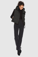 Orolay-Aurora Hooded Puffer Vest-#color_Black