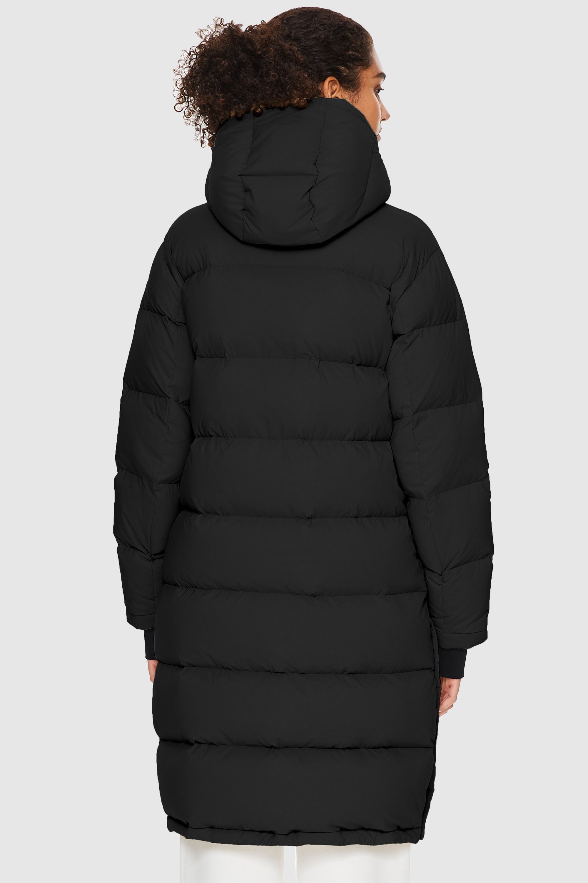 Orolay-Aurora Long Detachable Hooded Down Parka-#color_Black