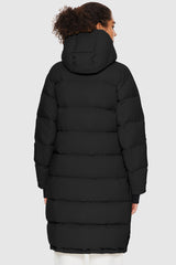 Orolay-Aurora Long Detachable Hooded Down Parka-#color_Black