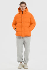 Orolay-Aurora Mens Lightweight Down Puffer-#color_Bright Marigold