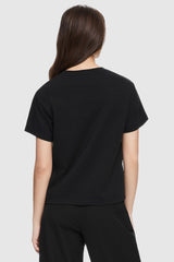 Orolay-Basic Round Neck T-Shirt-#color_Black