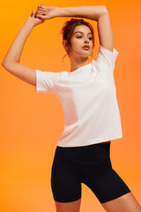 Orolay-Basic Short Sleeve T-Shirt-#color_White