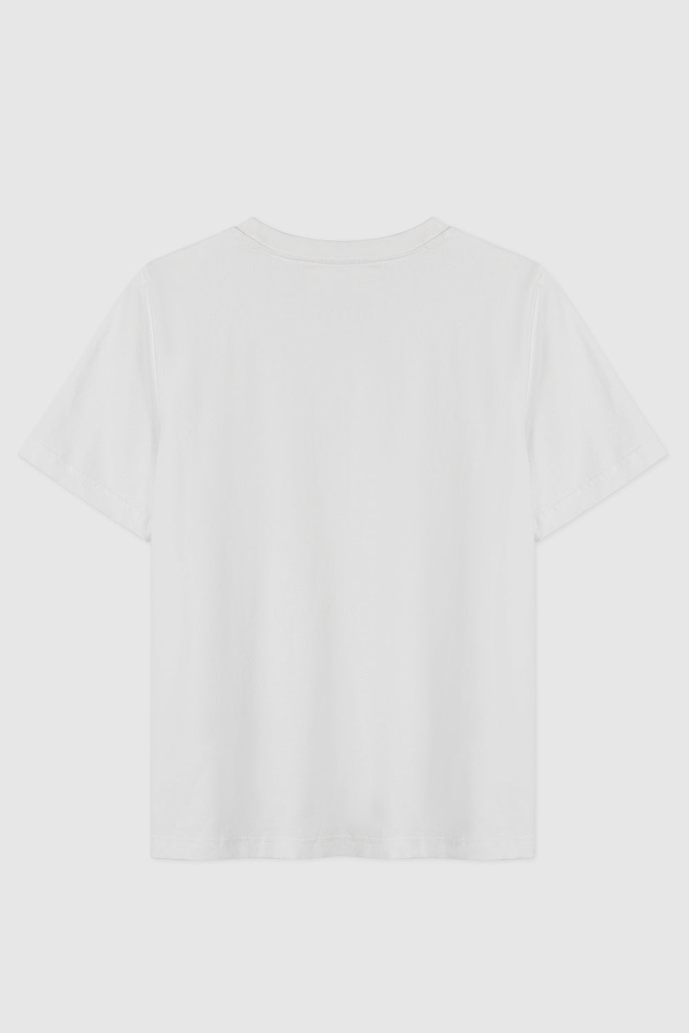 Orolay-Basic Short Sleeve T-Shirt-#color_White