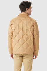 Orolay-Button-Up Quilted Down Puffer-#color_Sand