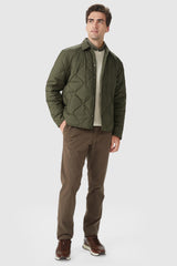 Orolay-Button-Up Quilted Down Puffer-#color_olive