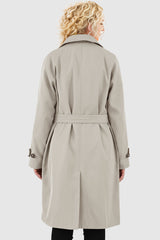 Orolay-Casual Belted Lapel Trench-#color_Oat Milk