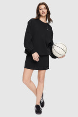 orolay Casual Crewneck Sweatshirt - #color_black