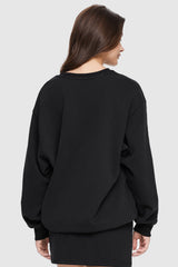 orolay Casual Crewneck Sweatshirt - #color_black