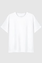 Orolay-Casual Crewneck T-Shirt-#color_White