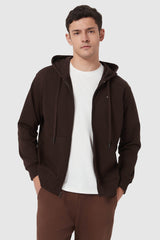 Orolay-Casual Full-Zip Hoodie-Image 1 of Casual Full-Zip Hoodie - #color_Emperador