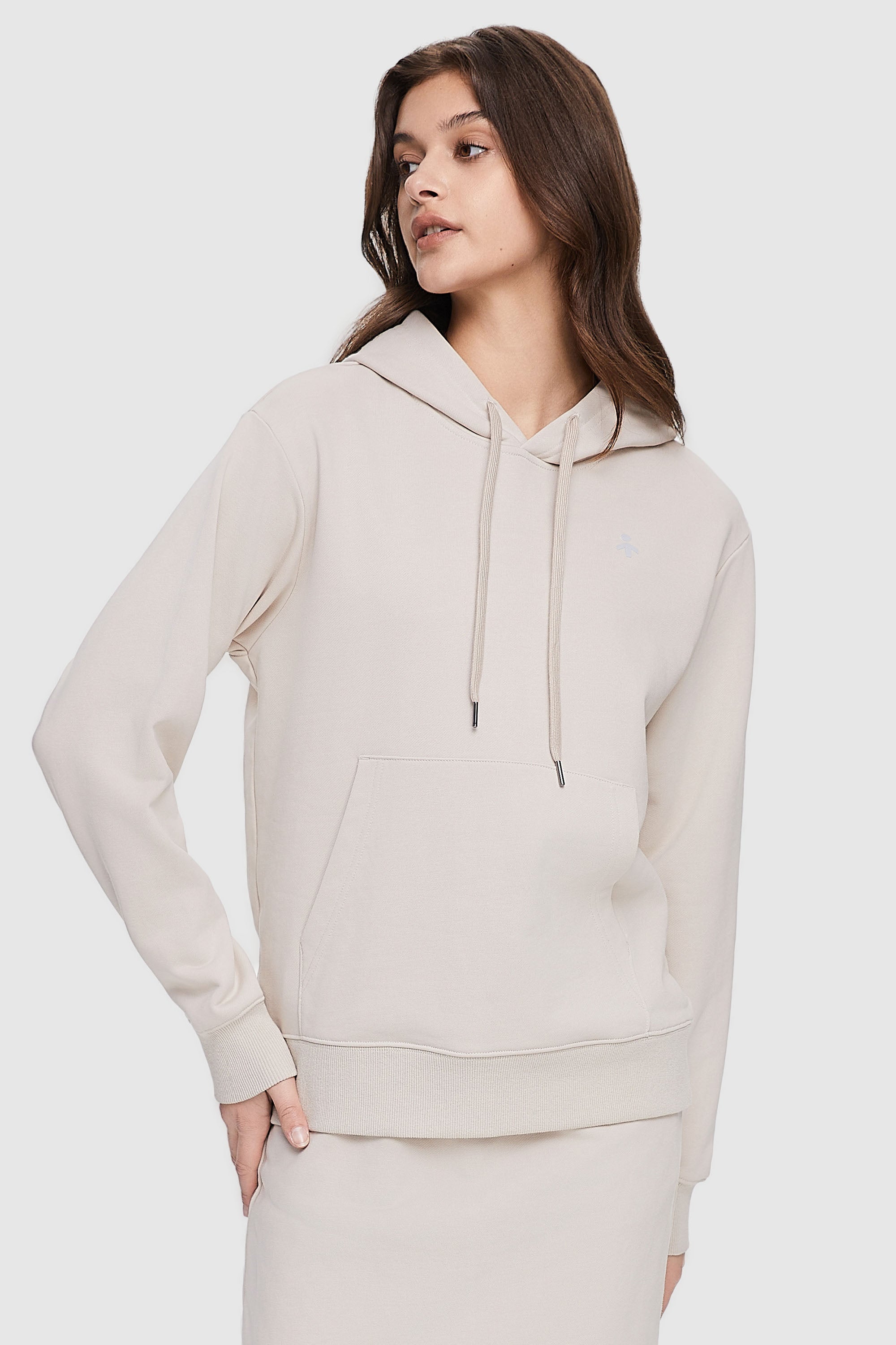 Orolay-Casual Hooded Sweatshirt-Image 2 of Casual Hooded Sweatshirt from Orolay - #color_Tofu