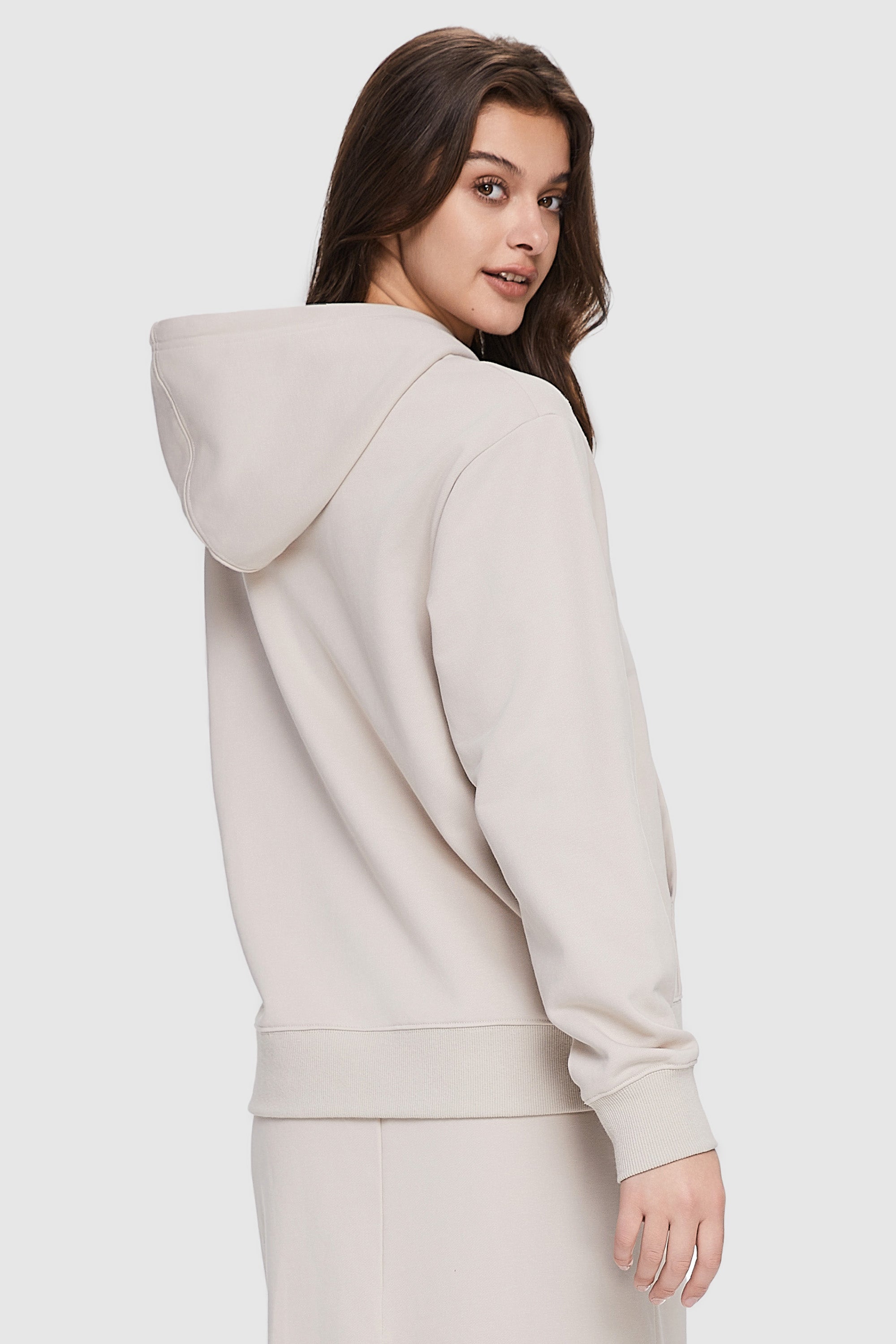 Orolay-Casual Hooded Sweatshirt-Image 4 of Casual Hooded Sweatshirt from Orolay - #color_Tofu