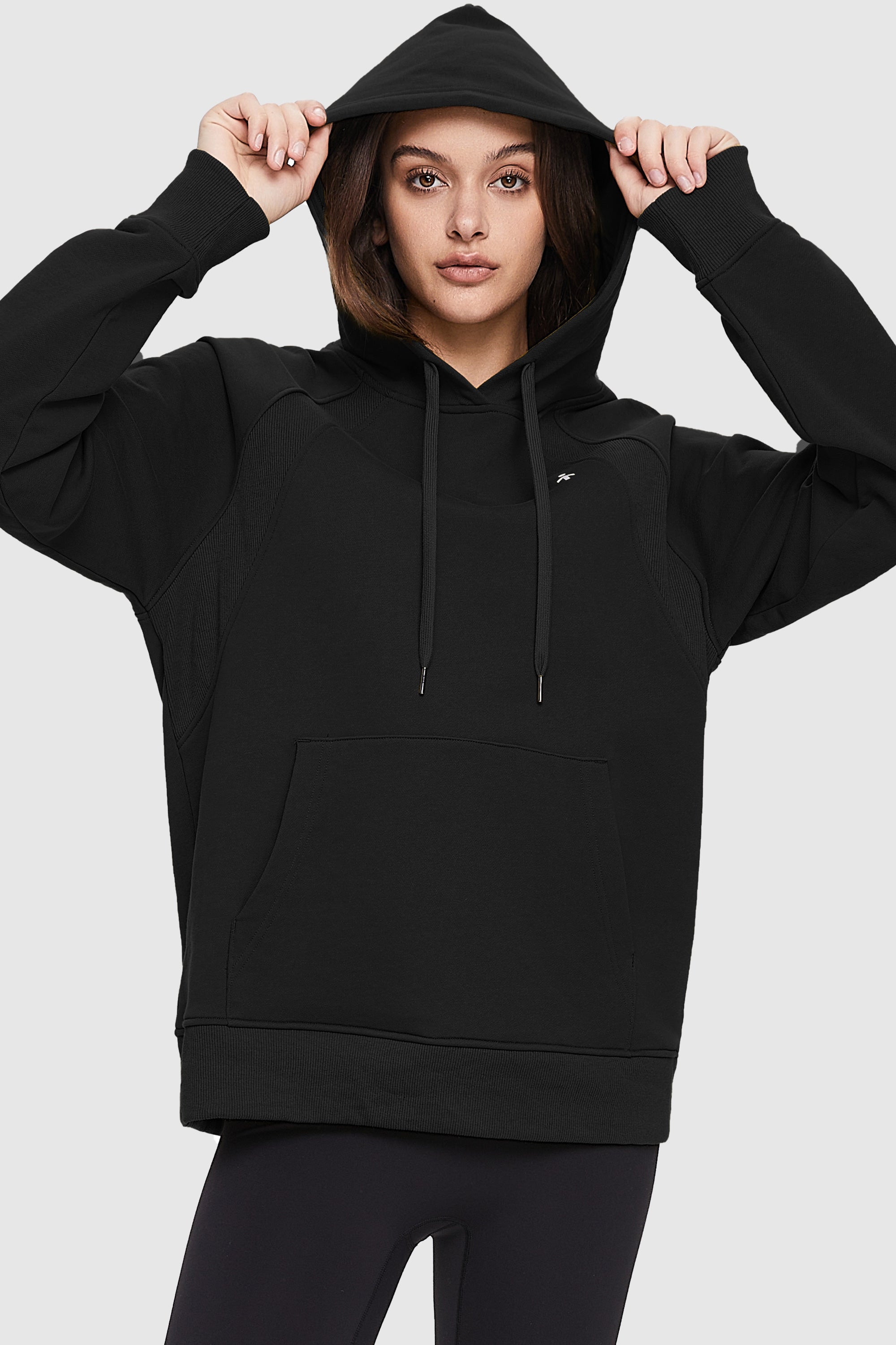 Orolay-Casual Hoodie-Image 3 of Casual Hoodie from Orolay - #color_Black