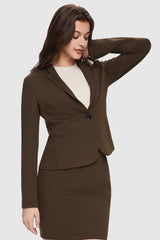 Orolay-Casual Lightweight Blazer-Image 3 of Casual Lightweight Blazer - #color_Emperador