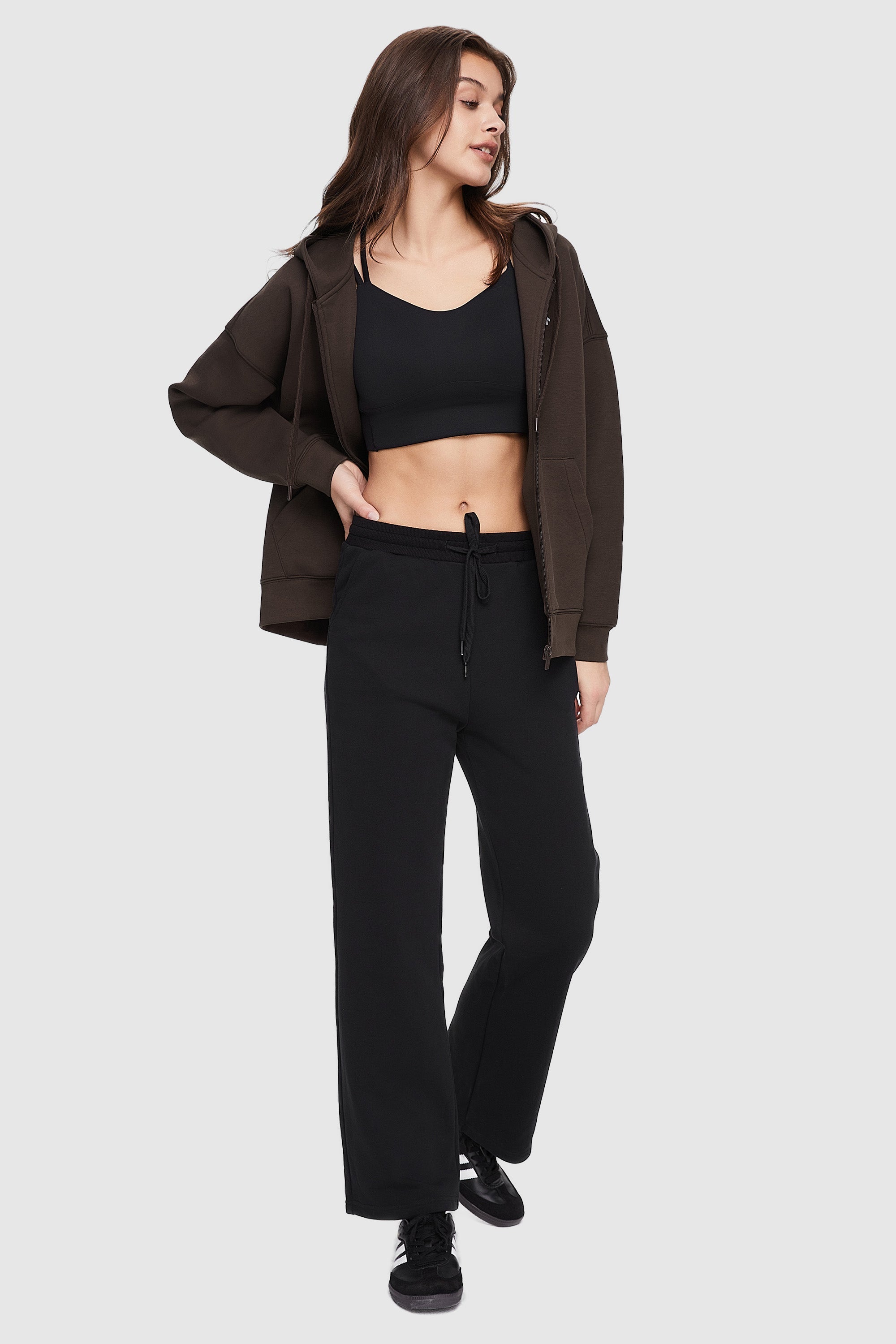 Orolay-Casual Sweatpants-Image 2 of Casual Sweatpant from Orolay - #color_Black