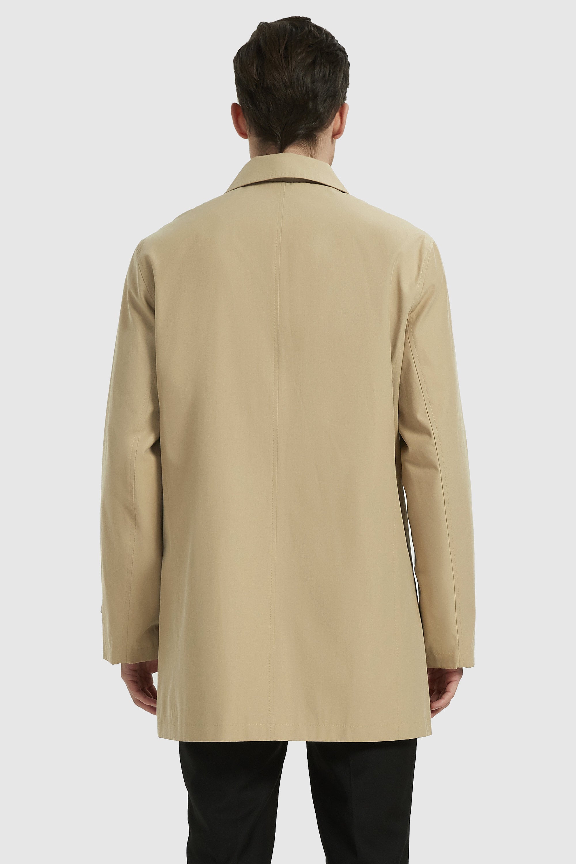 Orolay-Classic Lapel Jacket-#color_Khaki