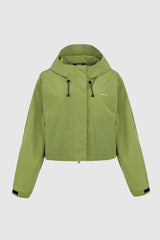 Orolay-Cropped Lightweight Jacket-#color_Green Oasis