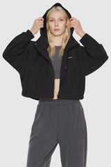 Orolay-Cropped Lightweight Jacket-#color_Black