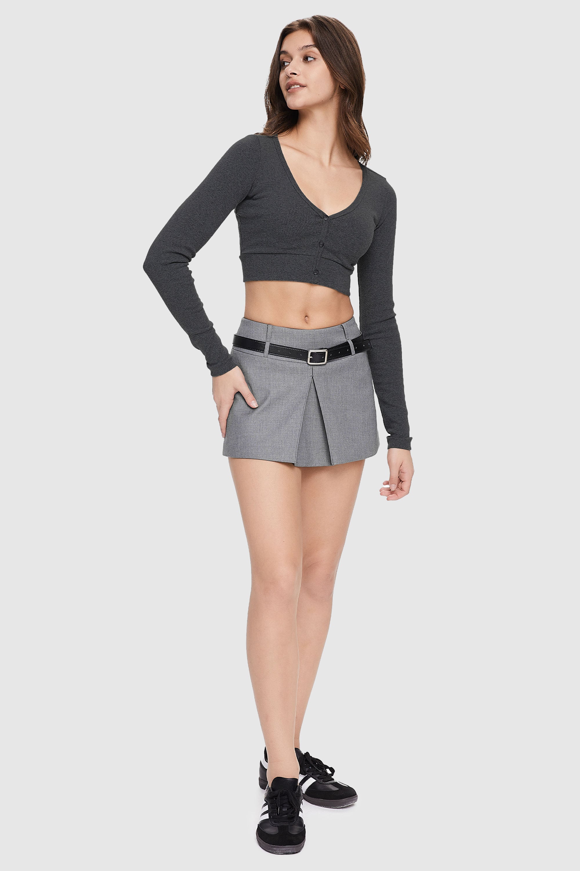 orolay Cropped Pullover Sweater from Orolay - #color_black