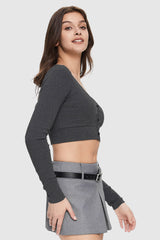 orolay Cropped Pullover Sweater from Orolay - #color_black