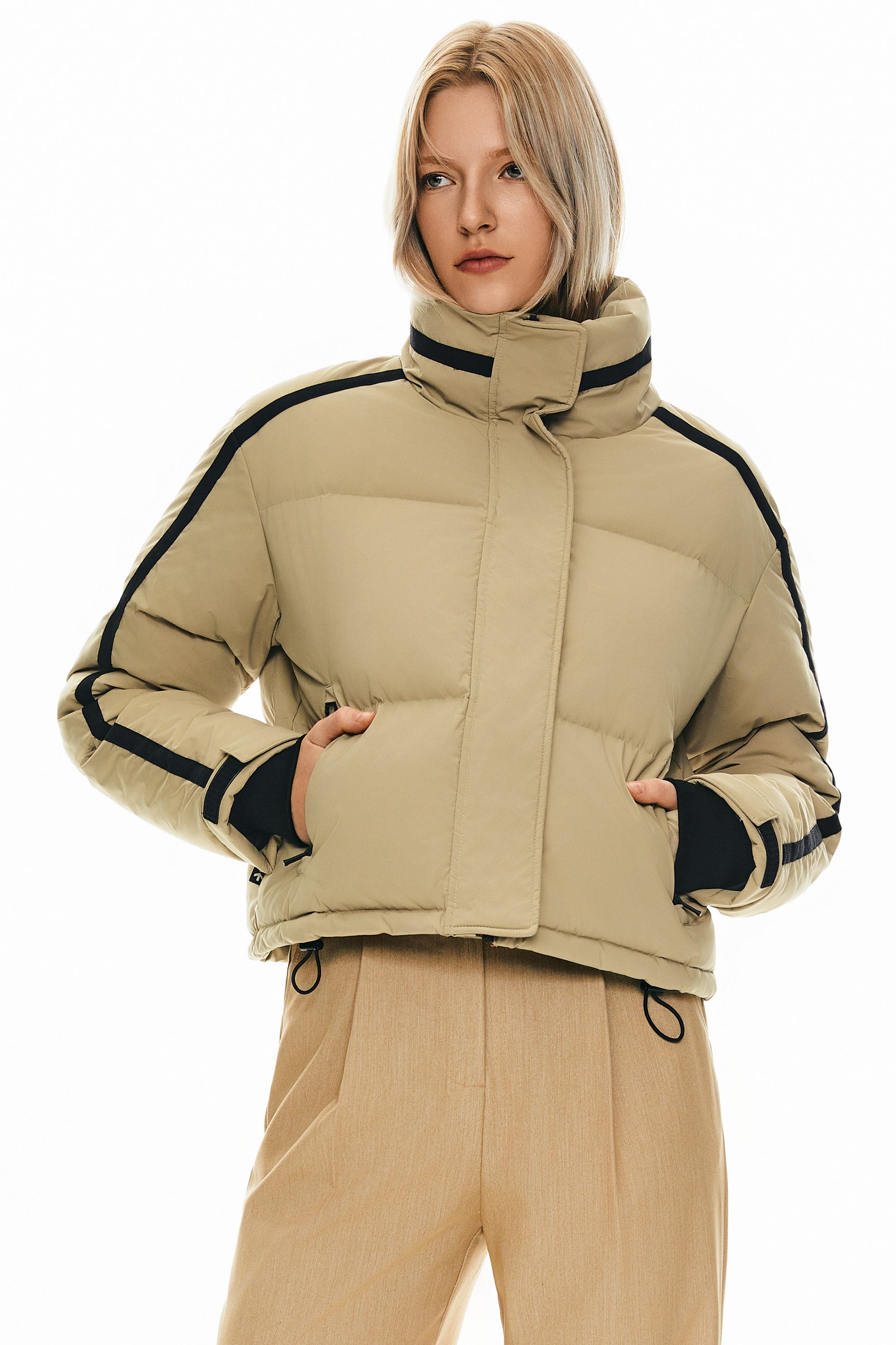 Orolay-Cropped-Quilted-Puffer-Jacket-#color_Khaki