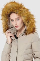 Orolay-Diamond Quilted Winter Down Coat-#color_Oat Milk