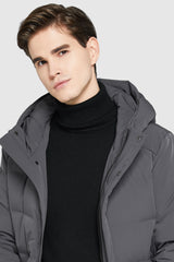 Orolay-Double Snap Thickened Down Jacket-#color_Quiet Shade