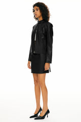 Orolay-Faux Leather Jackets-Image 3 of Faux Leather Jackets from Orolay - #Color_black