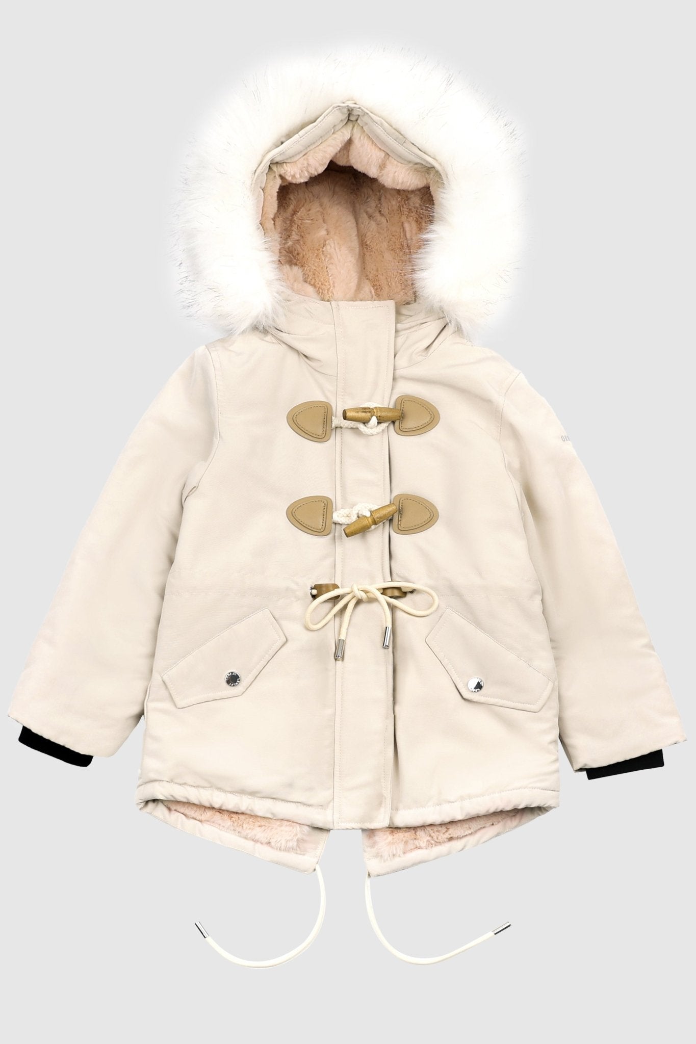 Orolay-Fleece Lined Winter Coat with Hood-Fleece Lined Winter Coat with Hood - Orolay, #color_Tofu