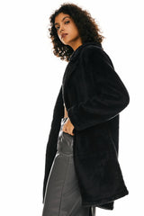 Orolay-Fleece Sherpa Jacket-Fleece Sherpa Jacket - Orolay, #color_black