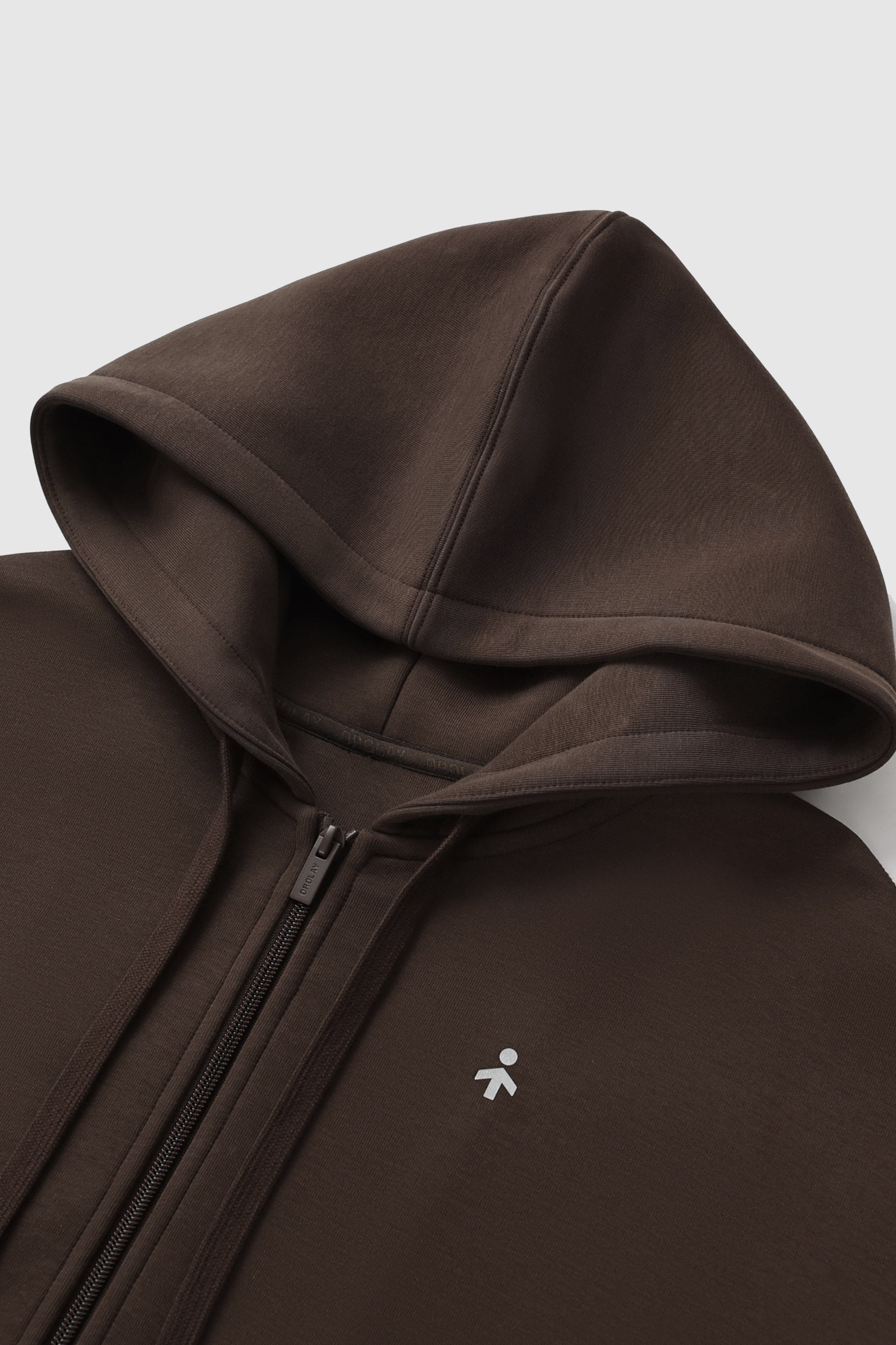 Orolay-Full-Zip Athletic Hoodie-Image 6 of Full-Zip Athletic Hoodie - #color_Emperador