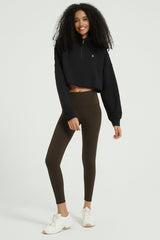 Orolay-Half-Zip-Crop-Sweatshirts-#color_Black