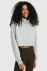 Orolay-Half-Zip-Crop-Sweatshirts-#color_Heather