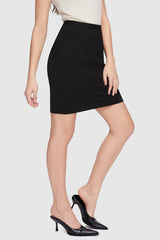 orolay High Waist Pencil Skirt - #color_Black