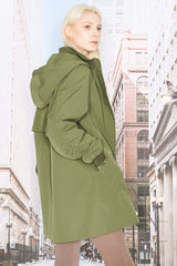 Orolay-Hooded Drawstring Windbreaker-Hooded Drawstring Windbreaker - Orolay, #color_Peat Moss