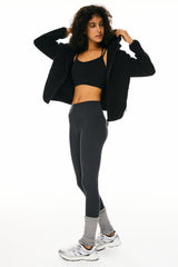 Orolay-Hooded Fleece Jacket-Image 3 of Hooded Fleece Jacket from Orolay - #color_Black