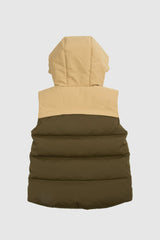 Orolay-Kids Thickened Down Vest-Kids Thickened Down Vest - Orolay, #color_Breen