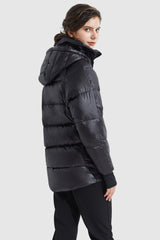 Orolay-Light Cropped Bubble Puffer Jacket-#color_Black