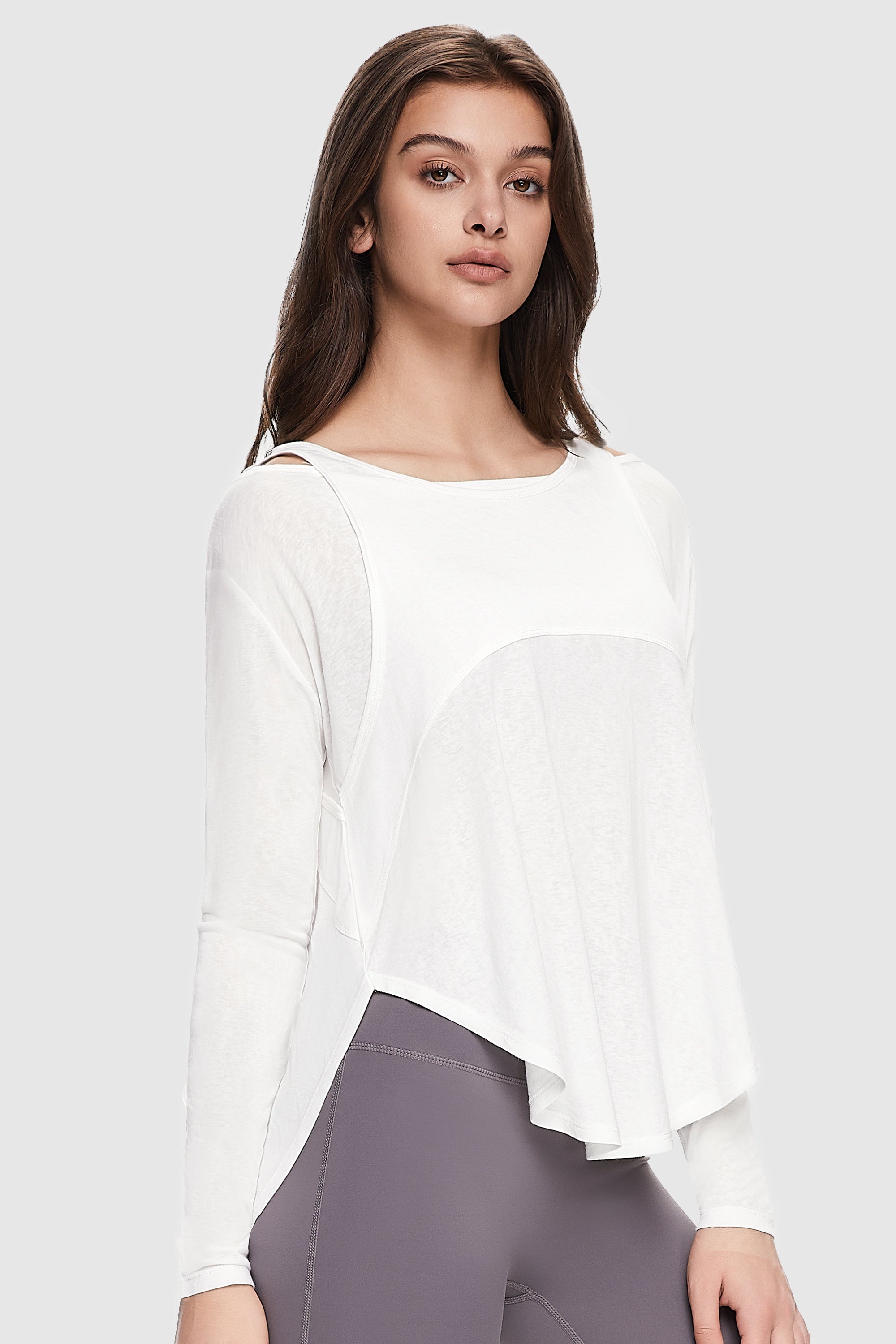 Orolay-Lightweight Athletic Top-Image 3 of Lightweight Athletic Top from Orolay - #color_White