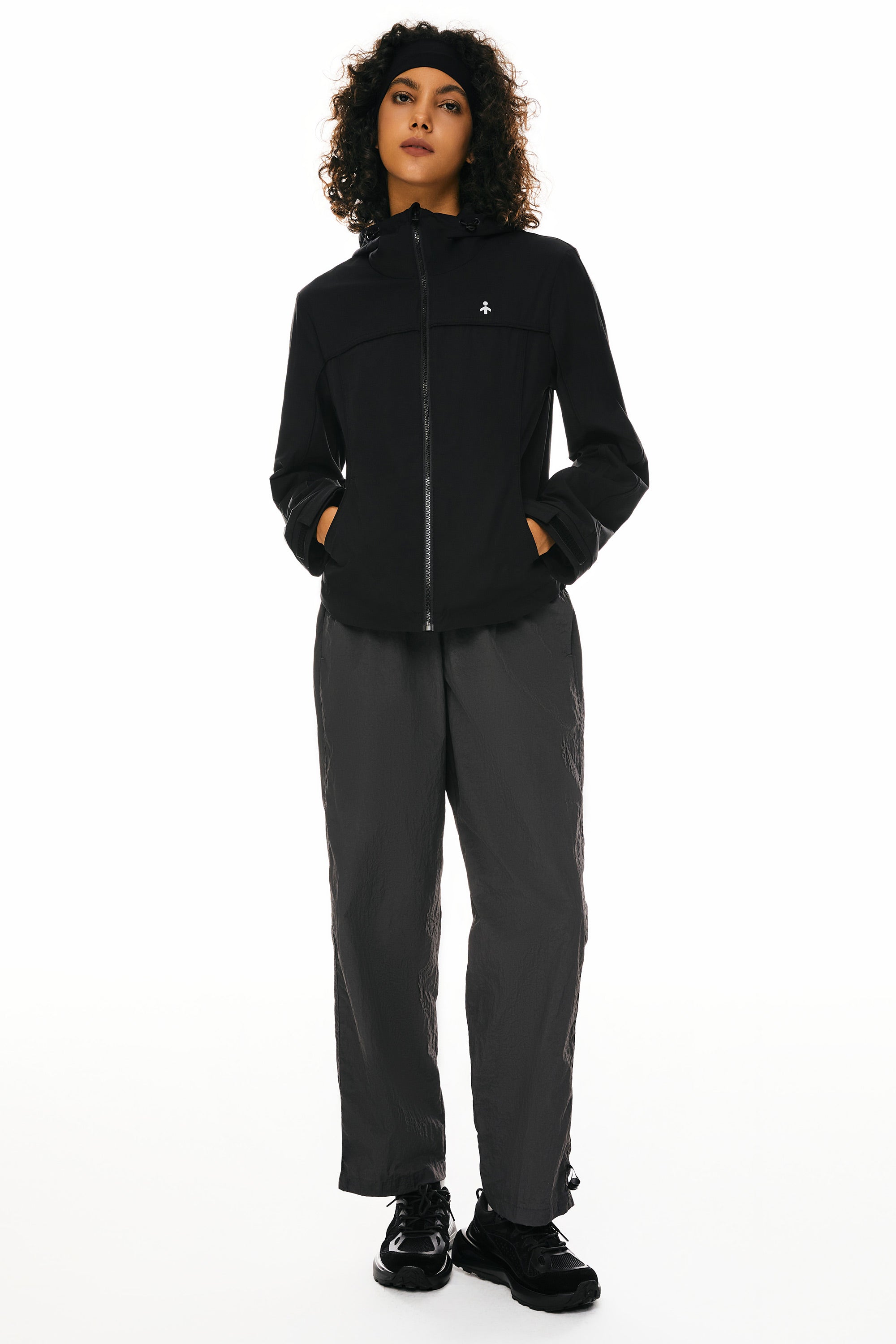 Orolay-Lightweight Hooded Jacket-Image 3 of Lightweight Hooded Jacket from Orolay - #color_black