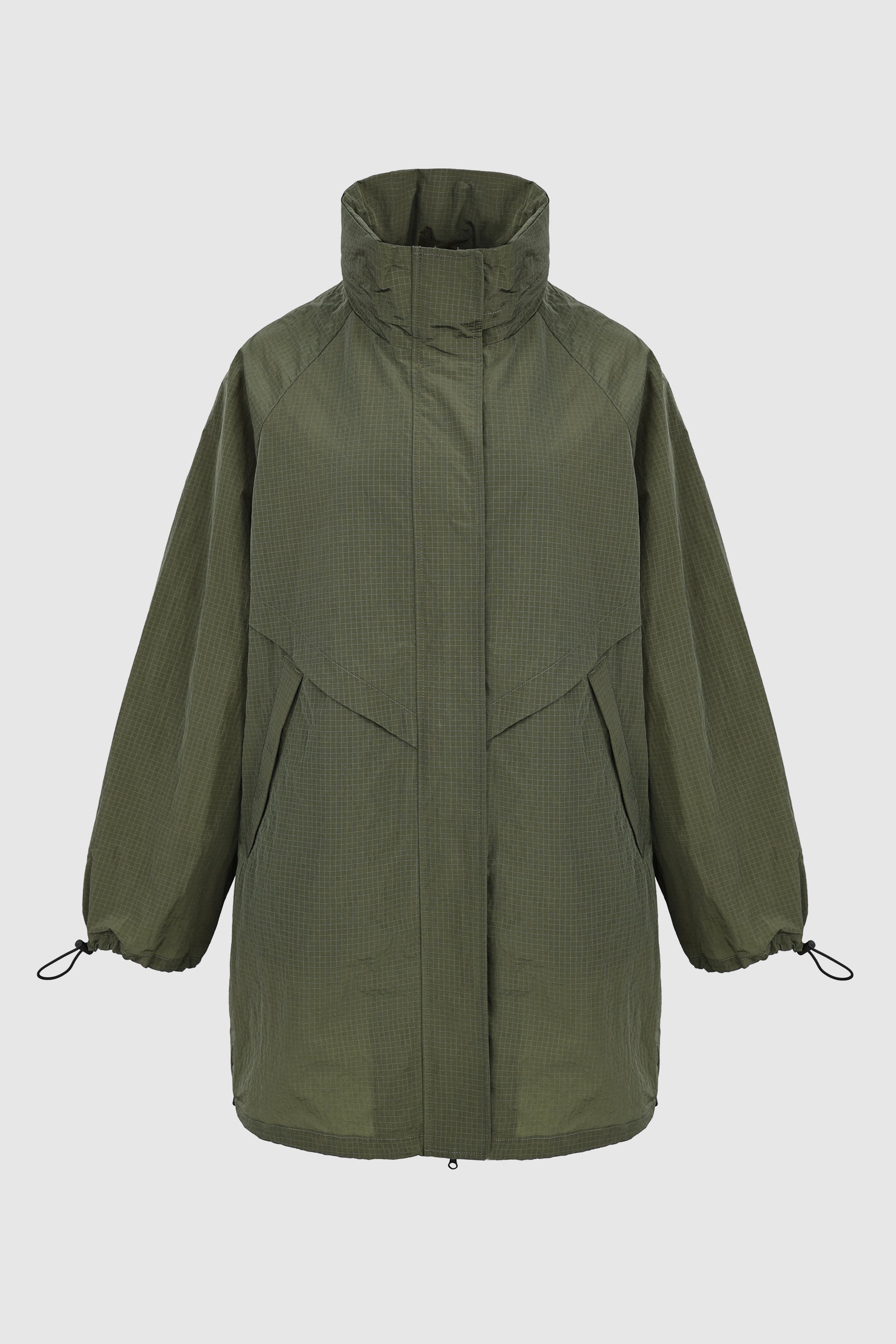 Orolay-Lightweight Hooded Windbreaker-#color_Peat Moss