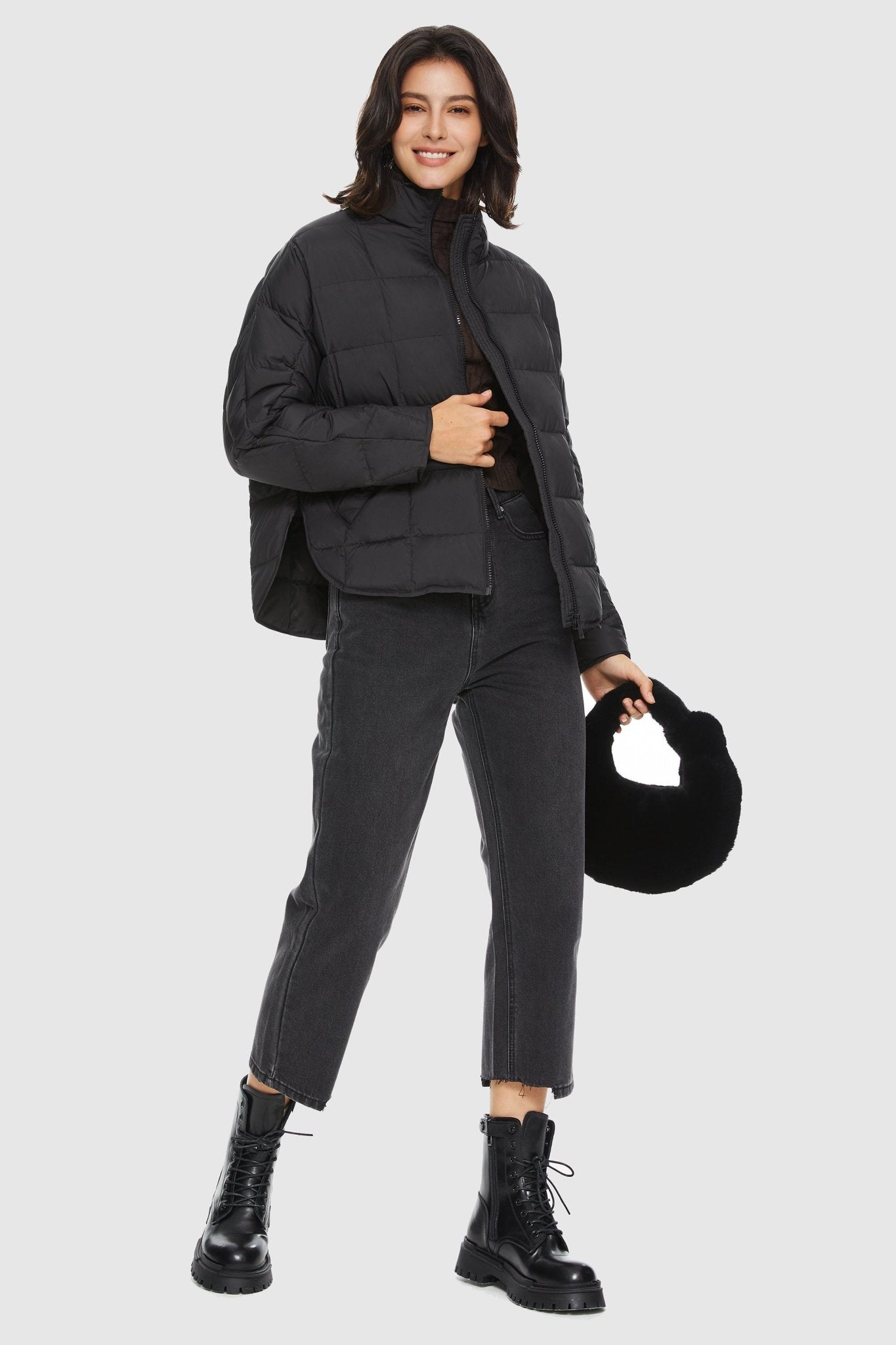 Orolay-Lightweight Insulated Puffer Jacket-Lightweight Insulated Puffer Jacket - Orolay, #color_Black