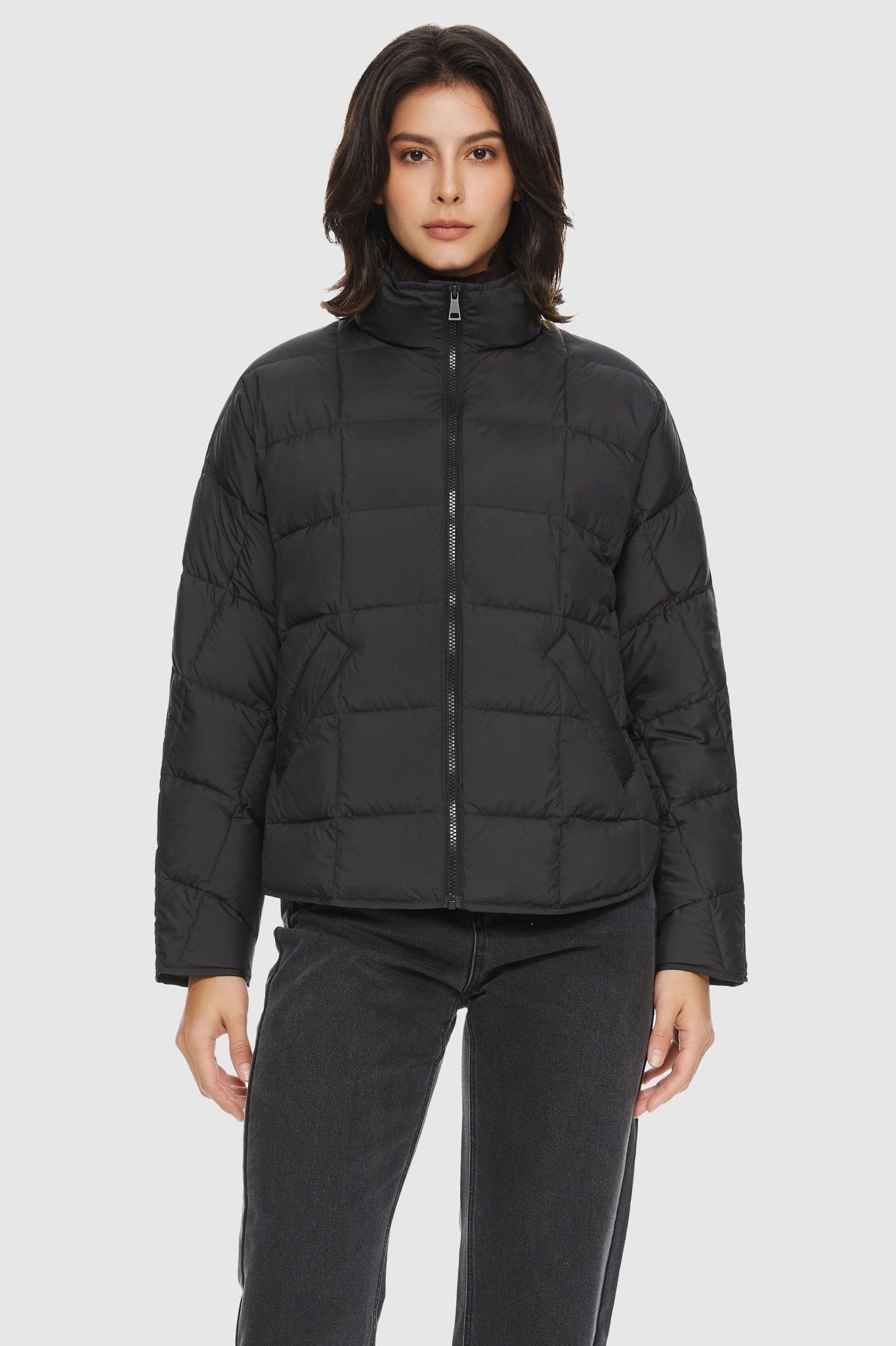 Orolay-Lightweight Insulated Puffer Jacket-Lightweight Insulated Puffer Jacket - Orolay, #color_Black