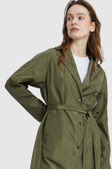 Orolay-Lightweight Lapel Trench-Lightweight Lapel Trench - Orolay, #color_Peat Moss