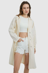 Orolay-Lightweight Lapel Trench-Lightweight Lapel Trench - Orolay, #color_Tofu