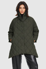 Orolay-Lightweight Long-Sleeve Puffer Jacket-#color_Rosin