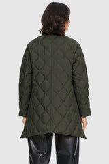 Orolay-Lightweight Long-Sleeve Puffer Jacket-#color_Rosin