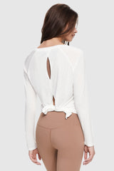 Orolay-Lightweight Long Sleeve Top-Lightweight Long Sleeve Top - Orolay, #color_White