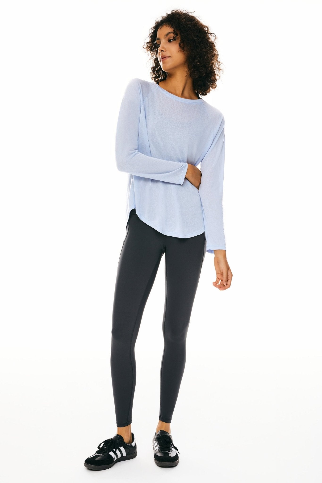 Orolay-Lightweight Long Sleeve Top-Lightweight Long Sleeve Top - Orolay, #color_Skywriting