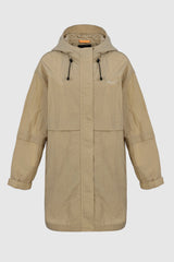 Orolay-Lightweight Mid-length Hooded Windbreaker-Lightweight Mid - length Hooded Windbreaker - Orolay, #color_Khaki